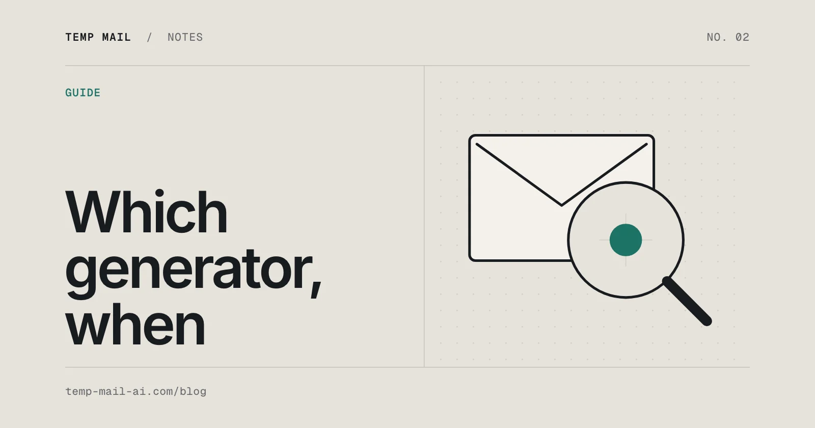 Free Email Generator: Temp Inbox, Alias or New Account? - blog article thumbnail