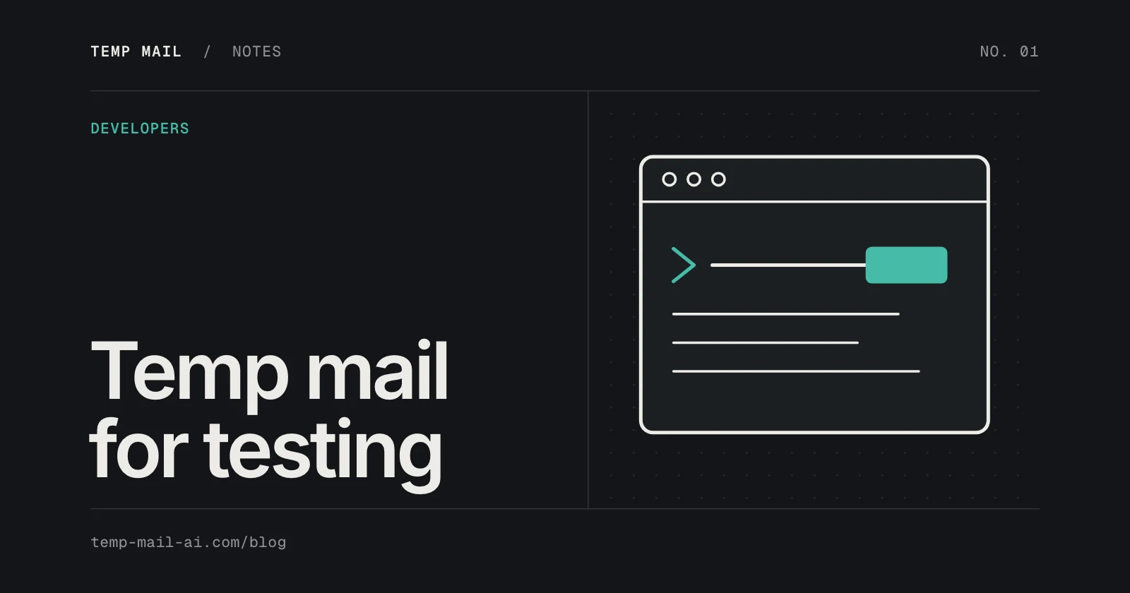 Temp Mail for Developers: Testing Signup and Email Flows - blog article thumbnail