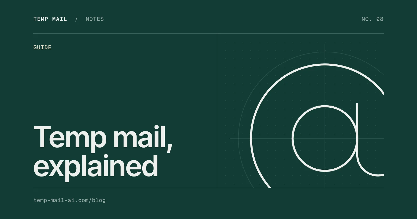 What Is Temp Mail? How Temporary Email Works - blog article thumbnail